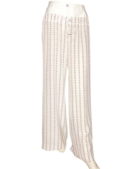 pantalon chanel prix|chanel coco beach pants.